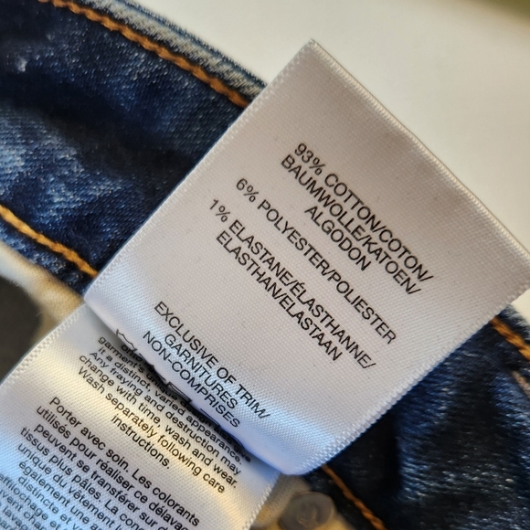 Silver Jeans Avery Straight Leg Dark Wash High Waisted Rise Stretchy Size 27 - Picture 11 of 12